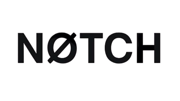 Black 'NOTCH' logo on a white background